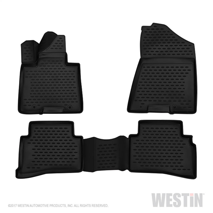 Westin 74-22-51051 Profile Floor Liners; 4 pc.; Front; Rear; Black; - Truck Part Superstore