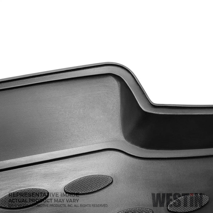 Westin 74-24-11032 Profile Floor Liners; 2 pc.; Front; Black; - Truck Part Superstore