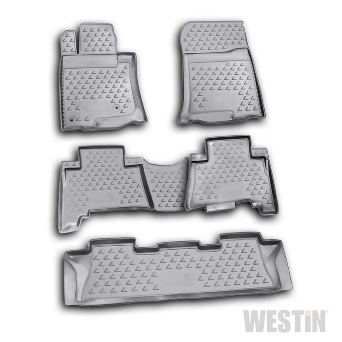 Westin 74-24-51008 Profile Floor Liners; 5 pc.; Front; Rear And Third Row; Black; - Truck Part Superstore