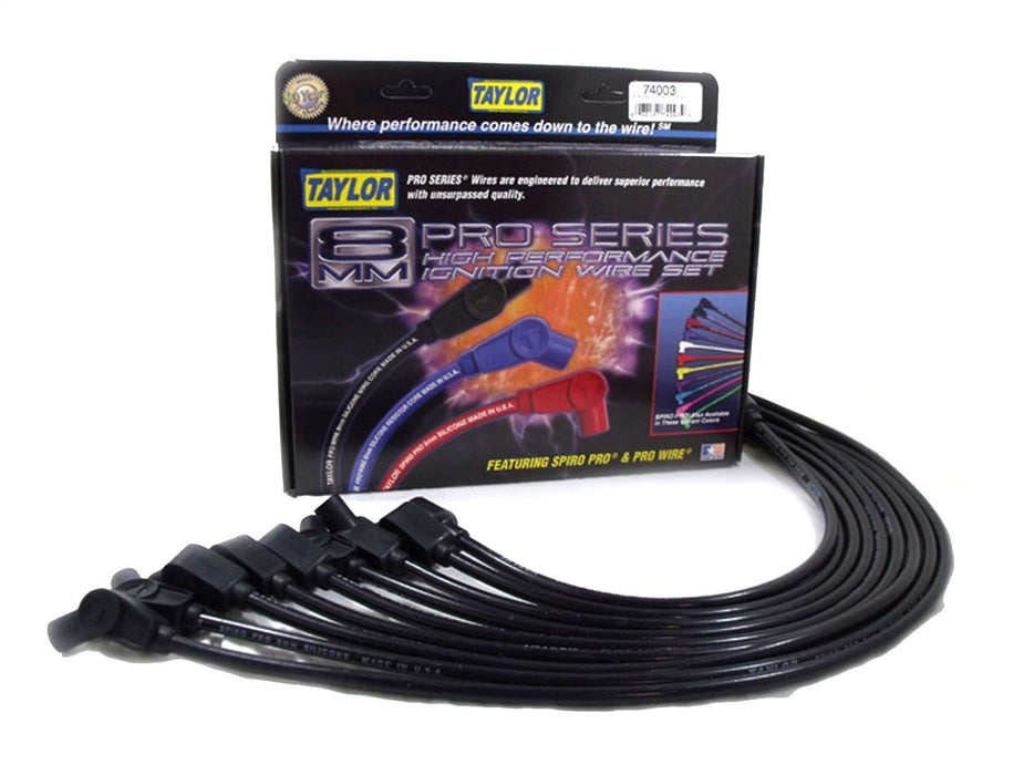 Taylor Cable 74003 8mm Spiro-Pro Ignition Wire Set - Truck Part Superstore