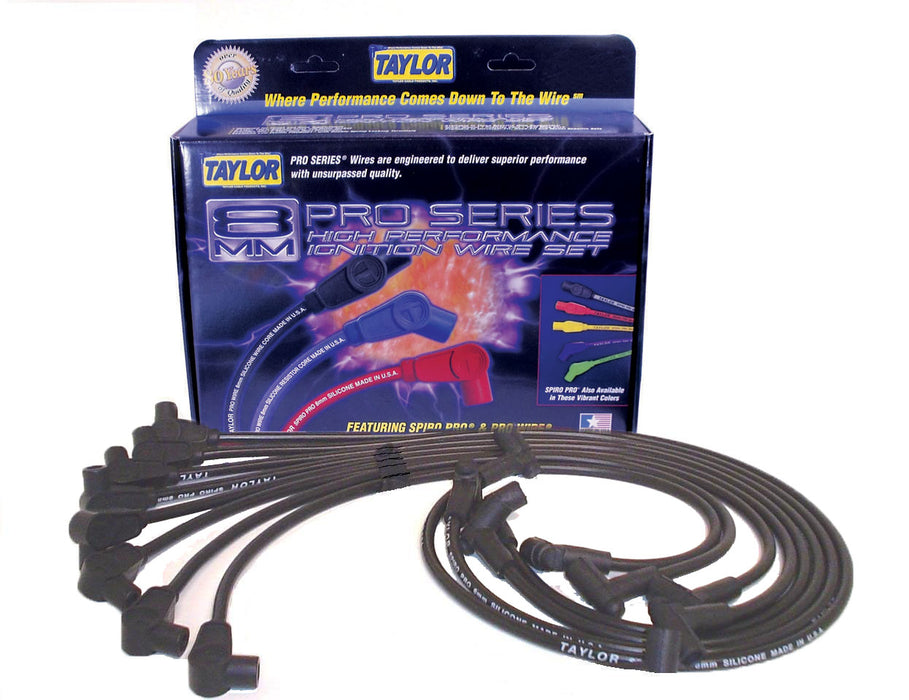 Taylor Cable 74006 8mm Spiro-Pro Ignition Wire Set - Truck Part Superstore