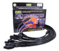 Taylor Cable 74011 8mm Spiro-Pro Ignition Wire Set; Spiro-Wound; Custom Fit; 90/180 deg.; Black; - Truck Part Superstore