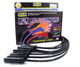 Taylor Cable 74024 8mm Spiro-Pro Ignition Wire Set; Black; Stock; 11.75 in.; 180 Deg. Plug Boot; - Truck Part Superstore
