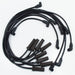Taylor Cable 74029 8mm Spiro-Pro Ignition Wire Set; Black; Stock; 11.75 in.; 180 Deg. Plug Boot; - Truck Part Superstore