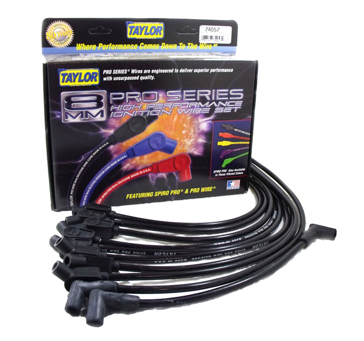 Taylor Cable 74057 8mm Spiro-Pro Ignition Wire Set - Truck Part Superstore