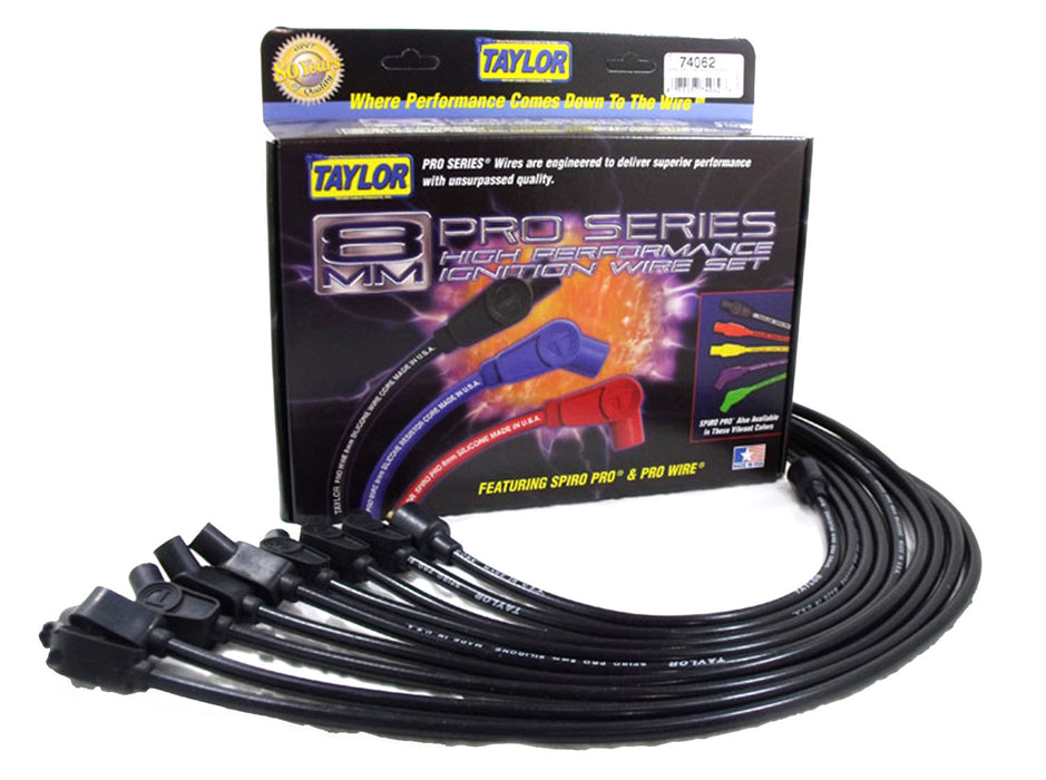 Taylor Cable 74062 8mm Spiro-Pro Ignition Wire Set - Truck Part Superstore