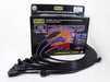 Taylor Cable 74072 8mm Spiro-Pro Ignition Wire Set; Spiro-Wound; Custom Fit; 90/135 deg.; Black; - Truck Part Superstore
