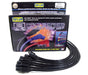 Taylor Cable 74074 8mm Spiro-Pro Ignition Wire Set; Black; Stock; 11.75 in.; 180 Deg. Plug Boot; - Truck Part Superstore