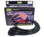 Taylor Cable 74074 8mm Spiro-Pro Ignition Wire Set; Black; Stock; 11.75 in.; 180 Deg. Plug Boot; - Truck Part Superstore