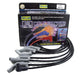 Taylor Cable 74081 8mm Spiro-Pro Ignition Wire Set; Black; Stock; 9.5 in.; OE Spark Plug Boot; - Truck Part Superstore