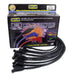 Taylor Cable 74099 8mm Spiro-Pro Ignition Wire Set; Spiro-Wound; Custom Fit; 135 deg. Black; - Truck Part Superstore