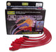 Taylor Cable 74200 8mm Spiro-Pro Ignition Wire Set; Red; Stock; 11.75 in.; 180 Deg. Plug Boot; - Truck Part Superstore