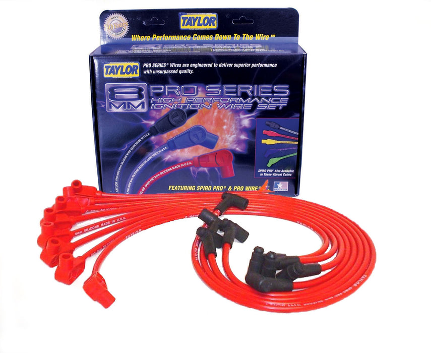 Taylor Cable 74206 8mm Spiro-Pro Ignition Wire Set - Truck Part Superstore