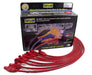 Taylor Cable 74210 8mm Spiro-Pro Ignition Wire Set; Spiro-Wound; Custom Fit; 90/180 deg.; Red; - Truck Part Superstore