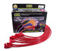 Taylor Cable 74217 8mm Spiro-Pro Ignition Wire Set; Spiro-Wound; Custom Fit; 90 deg.; Red; - Truck Part Superstore