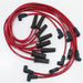 Taylor Cable 74229 8mm Spiro-Pro Ignition Wire Set; Red; Stock; 11.75 in.; 180 Deg. Plug Boot; - Truck Part Superstore