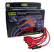 Taylor Cable 74248 8mm Spiro-Pro Ignition Wire Set; Red; Stock; 11.75 in.; 180 Deg. Plug Boot; - Truck Part Superstore