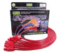 Taylor Cable 74261 8mm Spiro-Pro Ignition Wire Set; Red; Stock; 11.75 in.; 180 Deg. Plug Boot; - Truck Part Superstore