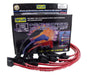 Taylor Cable 74268 8mm Spiro-Pro Ignition Wire Set; Red; Stock; 9.5 in.; OE Spark Plug Boot; - Truck Part Superstore
