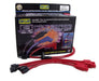 Taylor Cable 74270 8mm Spiro-Pro Ignition Wire Set; Red; Stock; 11.75 in.; 180 Deg. Plug Boot; - Truck Part Superstore