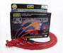 Taylor Cable 74280 8mm Spiro-Pro Ignition Wire Set; Spiro-Wound; Custom Fit; 135 deg.; Red; - Truck Part Superstore