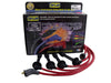 Taylor Cable 74282 8mm Spiro-Pro Ignition Wire Set; Red; Stock; 9.5 in.; OE Spark Plug Boot; - Truck Part Superstore