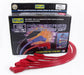 Taylor Cable 74283 8mm Spiro-Pro Ignition Wire Set; Spiro-Wound; Custom Fit; 135 deg.; Red; - Truck Part Superstore