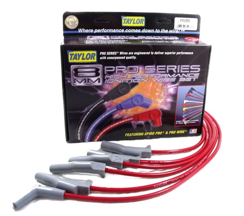 Taylor Cable 74286 8mm Spiro-Pro Ignition Wire Set - Truck Part Superstore