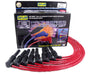 Taylor Cable 74289 8mm Spiro-Pro Ignition Wire Set; Red; Stock; 9.5 in.; OE Spark Plug Boot; - Truck Part Superstore