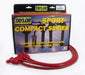 Taylor Cable 74295 8mm Spiro-Pro Ignition Wire Set; Spiro-Wound; Custom Fit; 135 deg.; Red; - Truck Part Superstore