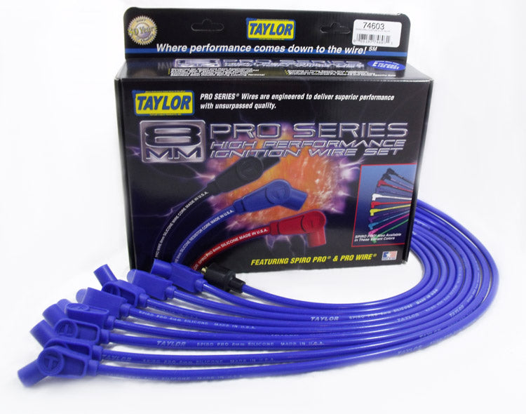Taylor Cable 74603 8mm Spiro-Pro Ignition Wire Set - Truck Part Superstore