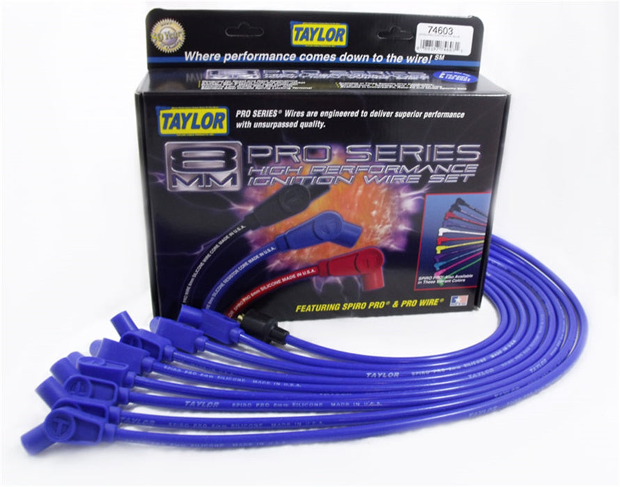 Taylor Cable 74603 8mm Spiro-Pro Ignition Wire Set - Truck Part Superstore