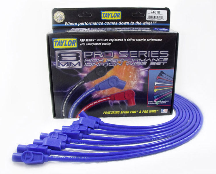 Taylor Cable 74616 8mm Spiro-Pro Ignition Wire Set - Truck Part Superstore