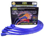 Taylor Cable 74617 8mm Spiro-Pro Ignition Wire Set; Spiro-Wound; Custom Fit; 90 deg.; Blue; - Truck Part Superstore