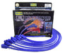 Taylor Cable 74628 8mm Spiro-Pro Ignition Wire Set; Spiro-Wound; Custom Fit; 90 deg.; Blue; - Truck Part Superstore