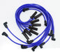 Taylor Cable 74629 8mm Spiro-Pro Ignition Wire Set; Blue; Stock; 11.75 in.; 180 Deg. Plug Boot; - Truck Part Superstore