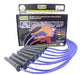 Taylor Cable 74638 8mm Spiro-Pro Ignition Wire Set; Blue; Stock; 9.5 in.; OE Spark Plug Boot; - Truck Part Superstore