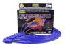 Taylor Cable 74671 8mm Spiro-Pro Ignition Wire Set; Blue; Stock; 11.75 in.; 180 Deg. Plug Boot; - Truck Part Superstore
