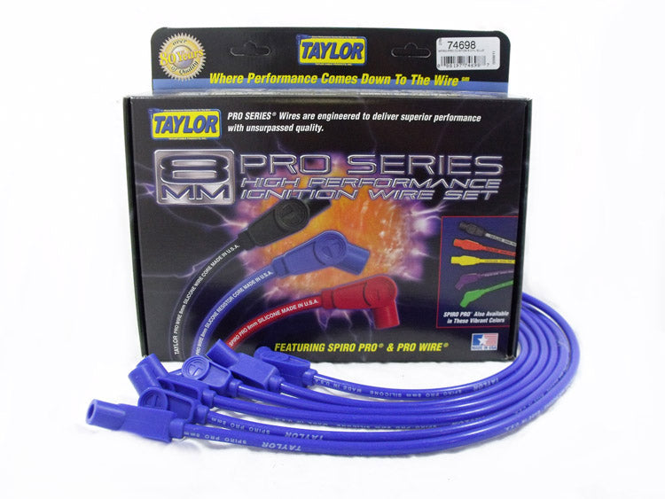 Taylor Cable 74698 8mm Spiro-Pro Ignition Wire Set - Truck Part Superstore