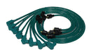 Taylor Cable 74801 8mm Spiro-Pro Ignition Wire Set; Custom Fit; Teal; Non HEI; - Truck Part Superstore
