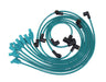 Taylor Cable 74814 8mm Spiro-Pro custom 8 cyl teal - Truck Part Superstore