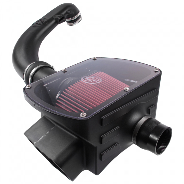 S&B 75-5016-BKJF Cold Air Intake For 05-08 Ford F-150 V8-5.4L Red Oiled Filter S&B - Truck Part Superstore