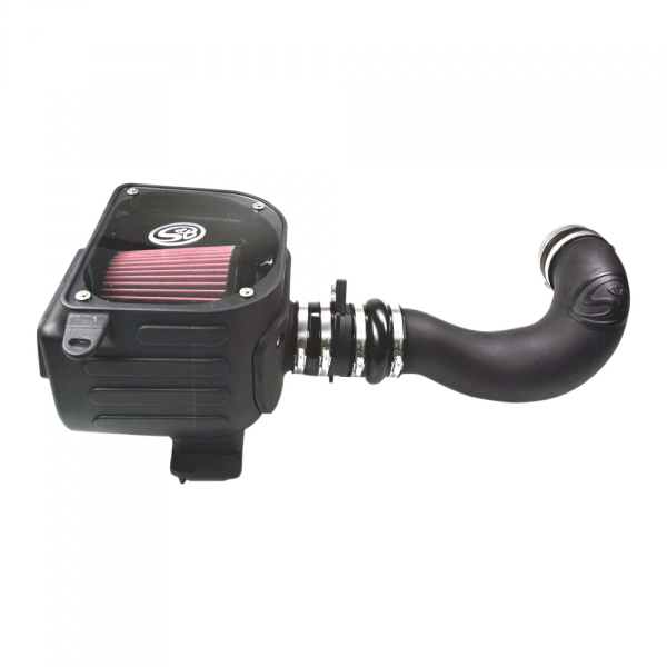 S&B 75-5021-BKJF Cold Air Intake For 07-08 GMC Sierra 4.8L, 5.3L, 6.0L Oiled Cotton Cleanable Red S&B - Truck Part Superstore