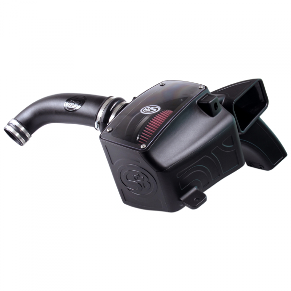S&B 75-5040-BKJF Cold Air Intake For 03-08 Dodge Ram 1500 5.7L Hemi Oiled Cotton Cleanable Red S&B - Truck Part Superstore