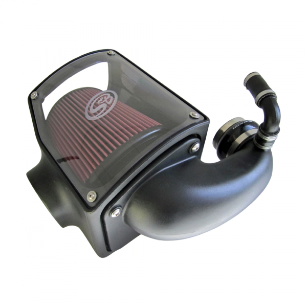 S&B 75-5045-BKJF Cold Air Intake For 92-00 GMC K-Series V8-6.5L Duramax Oiled Cotton Cleanable Red S&B - Truck Part Superstore