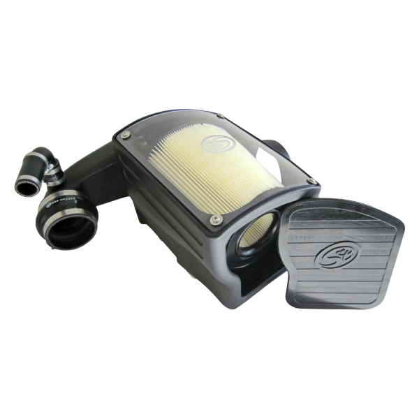 S&B 75-5045D-BKJF Cold Air Intake For 92-00 GMC K-Series V8-6.5L Duramax Dry Dry Extendable White S&B - Truck Part Superstore