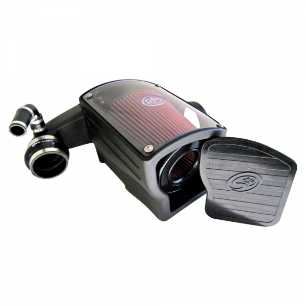 S&B 75-5045-BKJF Cold Air Intake For 92-00 GMC K-Series V8-6.5L Duramax Oiled Cotton Cleanable Red S&B - Truck Part Superstore
