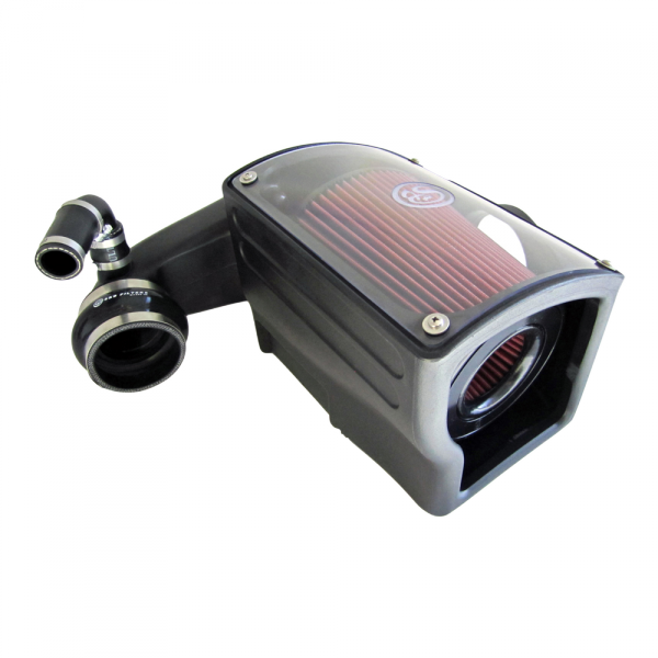 S&B 75-5045-BKJF Cold Air Intake For 92-00 GMC K-Series V8-6.5L Duramax Oiled Cotton Cleanable Red S&B - Truck Part Superstore