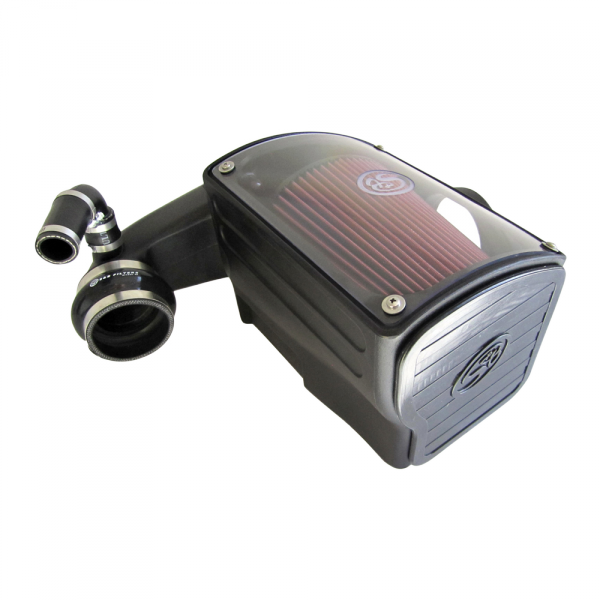 S&B 75-5045-BKJF Cold Air Intake For 92-00 GMC K-Series V8-6.5L Duramax Oiled Cotton Cleanable Red S&B - Truck Part Superstore