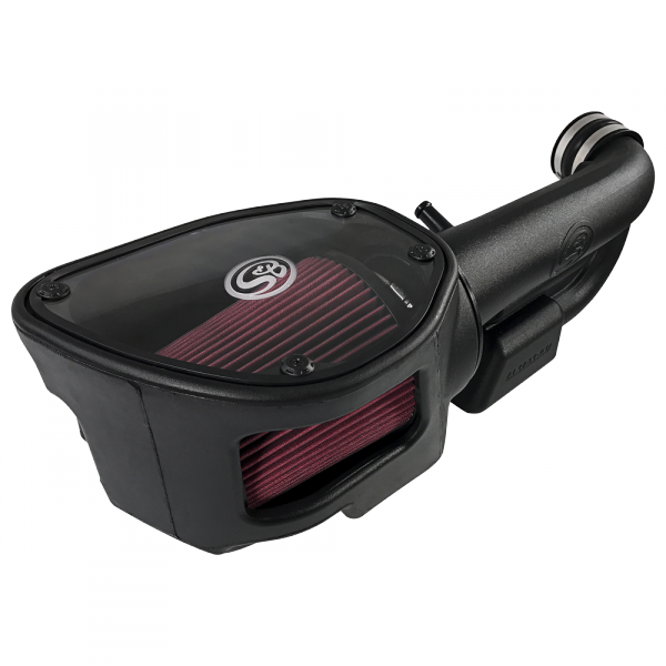 S&B 75-5060-BKJF Cold Air Intake For 12-16 Jeep Wrangler JK V6-3.6L Oiled Cotton Cleanable Red S&B - Truck Part Superstore